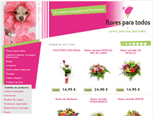 Tablet Screenshot of floresparatodos.com